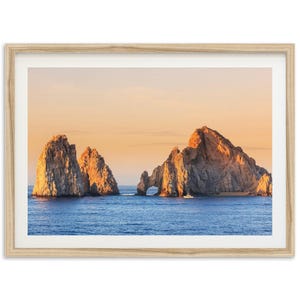 Fine Art Cabo Ocean Print -  Baja California Relaxing Beach House Framed Fine Art Photography Wall Decor