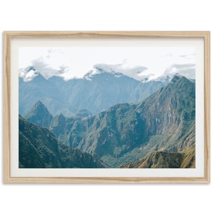Fine Art Machu Picchu Print -  Inca Trail Peru Mountain Travel Landscape Framed Fine Art Photography Home Wall Decor