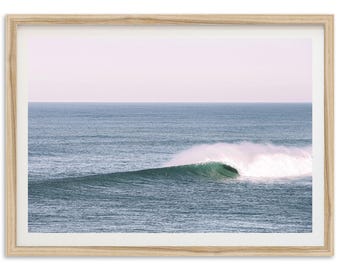 Framed Big Wave Surf Print | Ocean Fine Art Photography, Beach House Decor