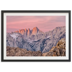 Framed Mt. Whitney Fine Art Print | California Mountain Landscape Photography