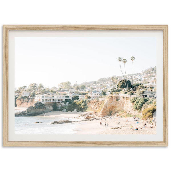 Fine Art California Beach Print - Coastal Laguna Beach Ocean Wall Art Framed Photography Print Home Decor