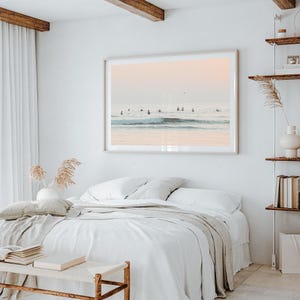 Affiche encadrée sur le thème du surf | Décoration murale plage côtière, photographie californienne, décoration océan, réunion de conseil d'administration image 6