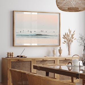 Affiche encadrée sur le thème du surf | Décoration murale plage côtière, photographie californienne, décoration océan, réunion de conseil d'administration image 4