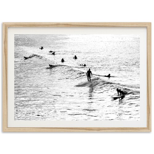 Surf Art Black and White Beach Photography Prints Large Wall Etsy