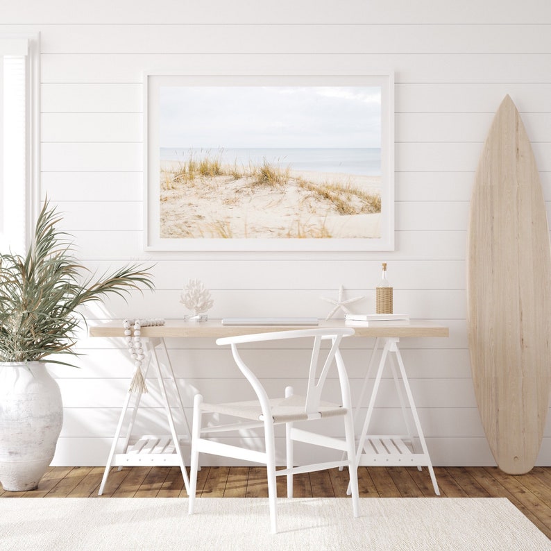 Fine Art Sandy Beach Print Relaxing Ocean Framed Fine Art Etsy