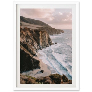 Fine Art Big Sur Ocean Print - California Beach Lifestyle Surf Framed Fine Art Photography Home Wall Decor