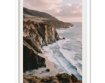 Fine Art Big Sur Ocean Print - California Beach Lifestyle Surf Framed Fine Art Photography Home Wall Decor