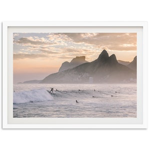 Fine Art Surf Print -  Brazil Ocean Beach House Framed Photography Wall Decor