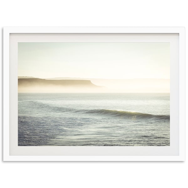 Fine Art Baja Sunset Ocean Photography Print - Minimalist Surf Beach Framed Fine Art Photography Home Wall Decor