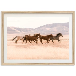 Fine Art American Horses Print - Landscape Nature Wildlife Mountain Mustangs Framed Fine Art Photography Home Wall Decor
