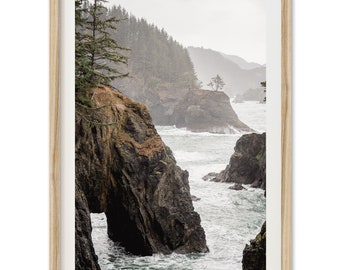 Fine Art Nature Photography Print - Oregon Coast Forest Landscape Ocean Wall Art Framed Home Decor