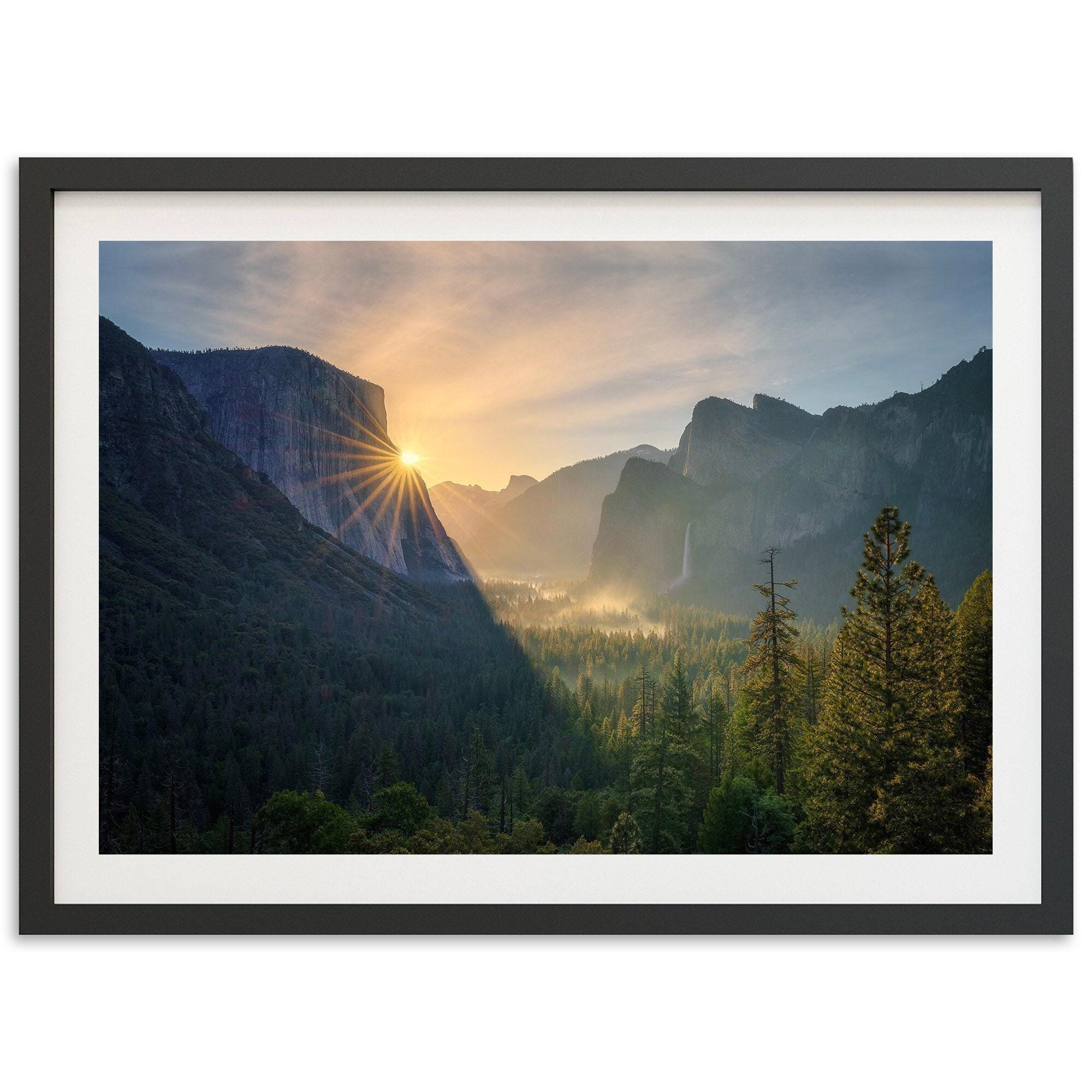Fine Art Yosemite Print - Framed California Photography Wall Art, National Parks Print, Mountain Cabin Wall Decor