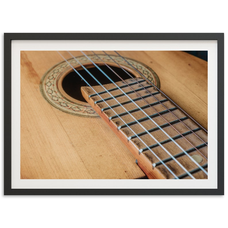 Fine Art Vintage Guitar Print Music Soul Classic Rock House Framed Fine Art Photography Wall Decor image 3