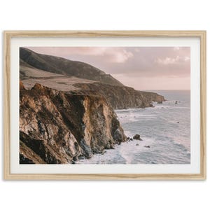 Fine Art Big Sur Ocean Print - California Beach Lifestyle Surf Landscape Framed Fine Art Photography Home Wall Decor