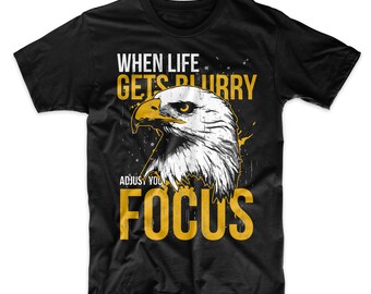 T-Shirt Eagle, Focus, Bold Headed Eagle, Tees, American Eagle T-Shirt.