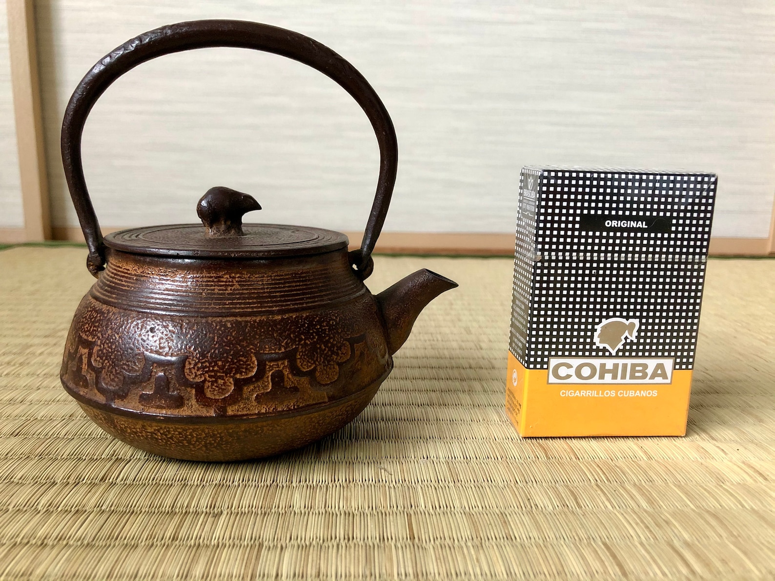 Vintage Japanese Nambu tekki Ironware Kettle Teapot 南部鉄器 Cast Etsy