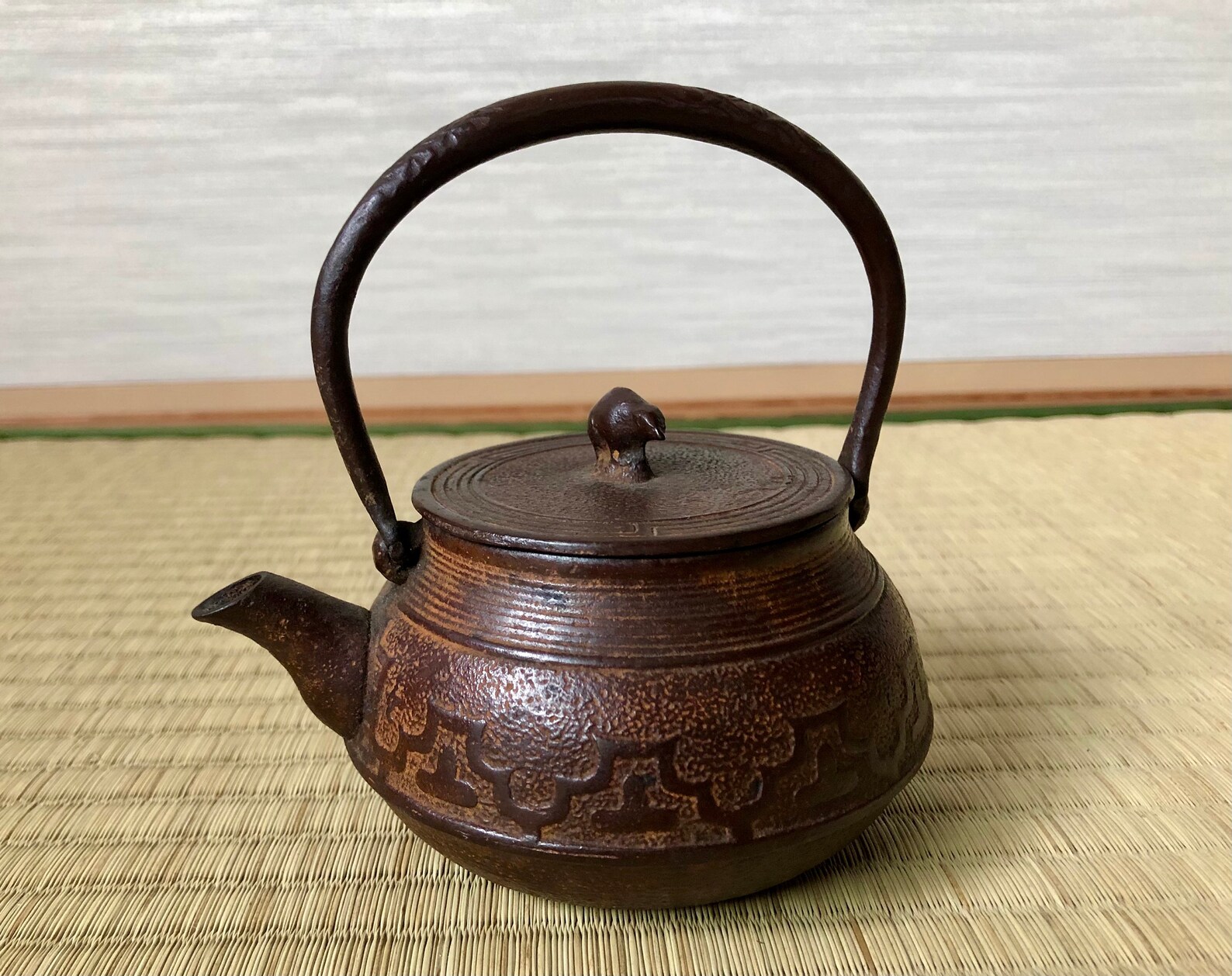 Vintage Japanese Nambu tekki Ironware Kettle Teapot 南部鉄器 Cast Etsy