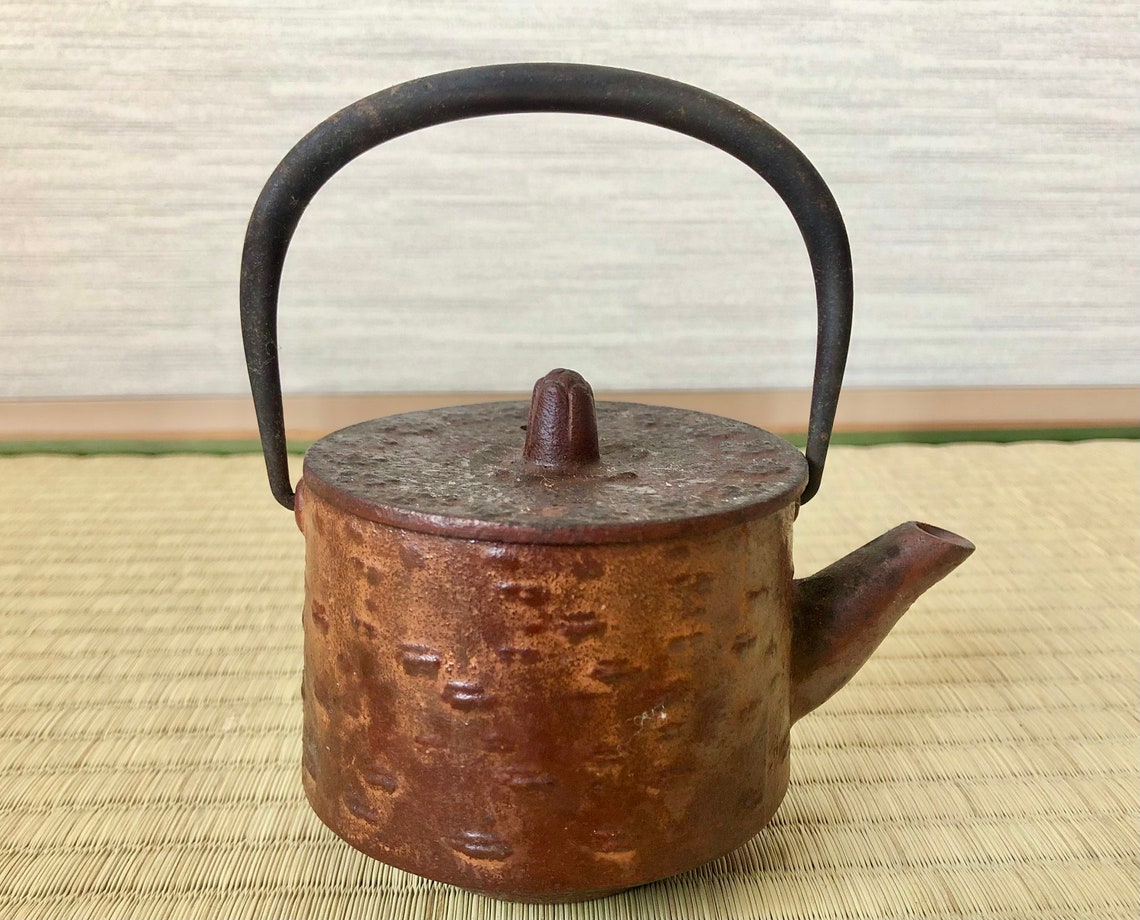 Vintage Japanese Nanbu tekki Ironware Kettle Teapot 260ml 南部鉄器 Etsy