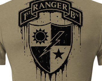 1st Battalion 75th Ranger Regiment Army T-Shirt
