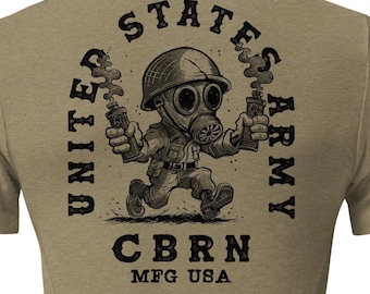 Army CBRN T-Shirt, Chemical Corps Military Graphic