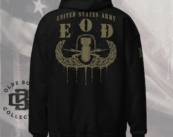 Army EOD Military Badge Hoodie, Military Hoodie, Army Gift