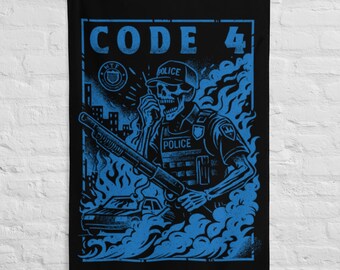 Code 4 Polizeiflagge