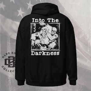Jiu Jitsu Into The Darkness, Jiu Jitsu Hoodie, Jiu Jitsu Gift, Martial Arts Hoodies, MMA Hoodie, Sports Hoodies, Jiu Jitsu Apparel