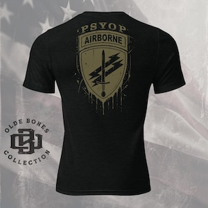 Army PSYOP T-Shirt, Army T-Shirt for Veterans, Veteran Shirts, Army Gifts, Military Tees, Re-enlistment