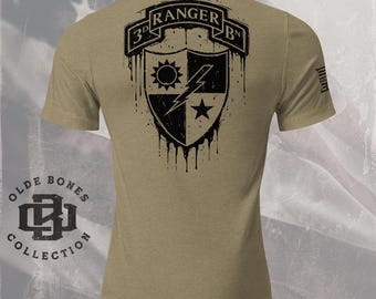 3° Battaglione 75° Reggimento Ranger, Maglietta dell'Esercito degli Stati Uniti, Maglietta militare verde oliva tri-blend