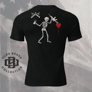Tri-Blend Black Infantry Military T-Shirt