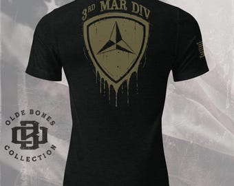 韓国海兵隊テクニカルTシャツ。ROKMC軍事体力トレーニングTシャツ