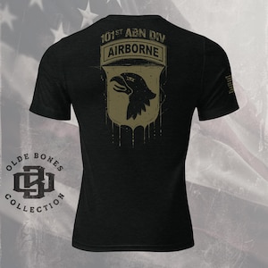 Camiseta de la 101.ª División Aerotransportada del Ejército - Camiseta de veterano militar