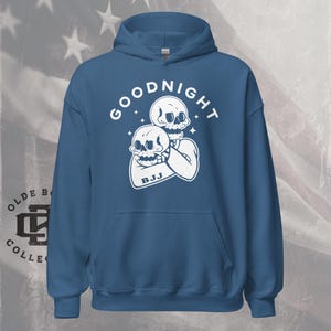 Goodnight Brazilian Jiu Jitsu Hoodie, Jiu Jitsu Hoodies, Jiu Jitsu Hoodie, Grappling Hoodie, Jiu Jitsu Apparel, MMA Hoodie, Skull Apparel