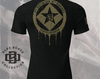 韓国海兵隊テクニカルTシャツ。ROKMC軍事体力トレーニングTシャツ