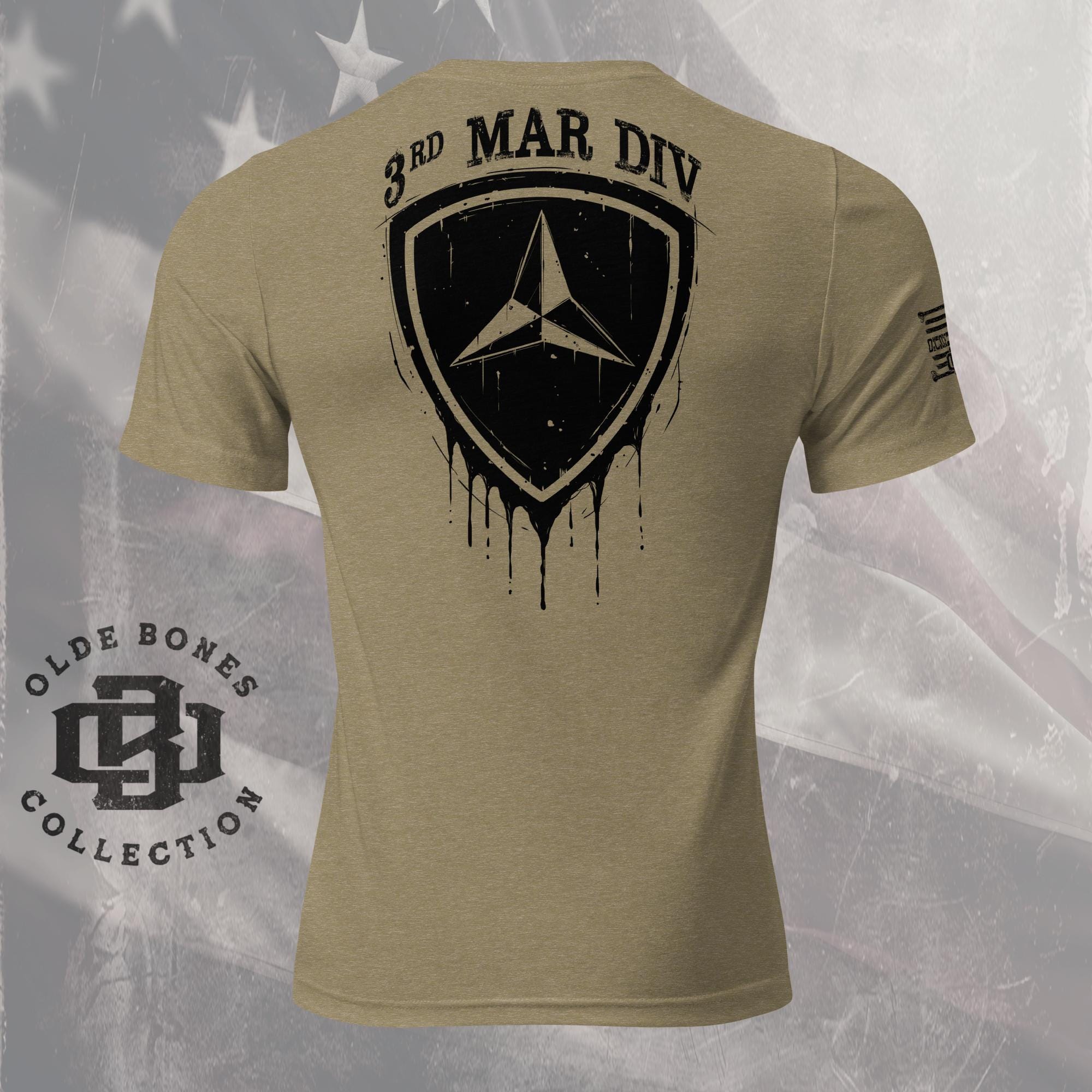 3-Pack Men's Army T-Shirts + 1 Hoodie – Olive Green British Marine Military Deal