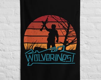 Flagge der Red Dawn Wolverines