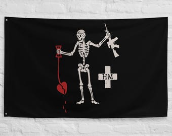 Sanitäter-Wandflagge