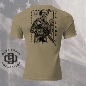 Tri-Blend Olive Rip It Soldier Military Shirt