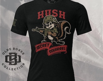 Secret Squirrel Militärgeheimdienst-T-Shirt