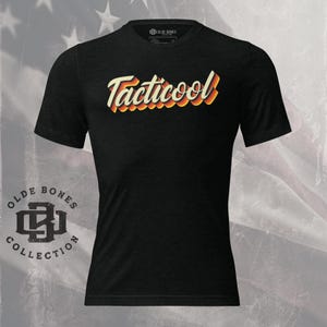 Tri-Blend Black Tacticool T-Shirt