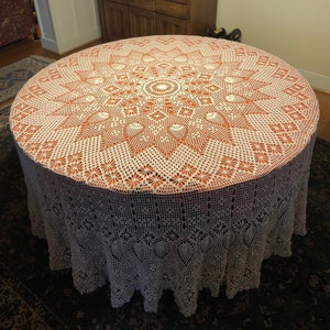 Hand Crocheted Tablecloth