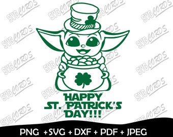 Download Yoda St Patrick Svg Etsy