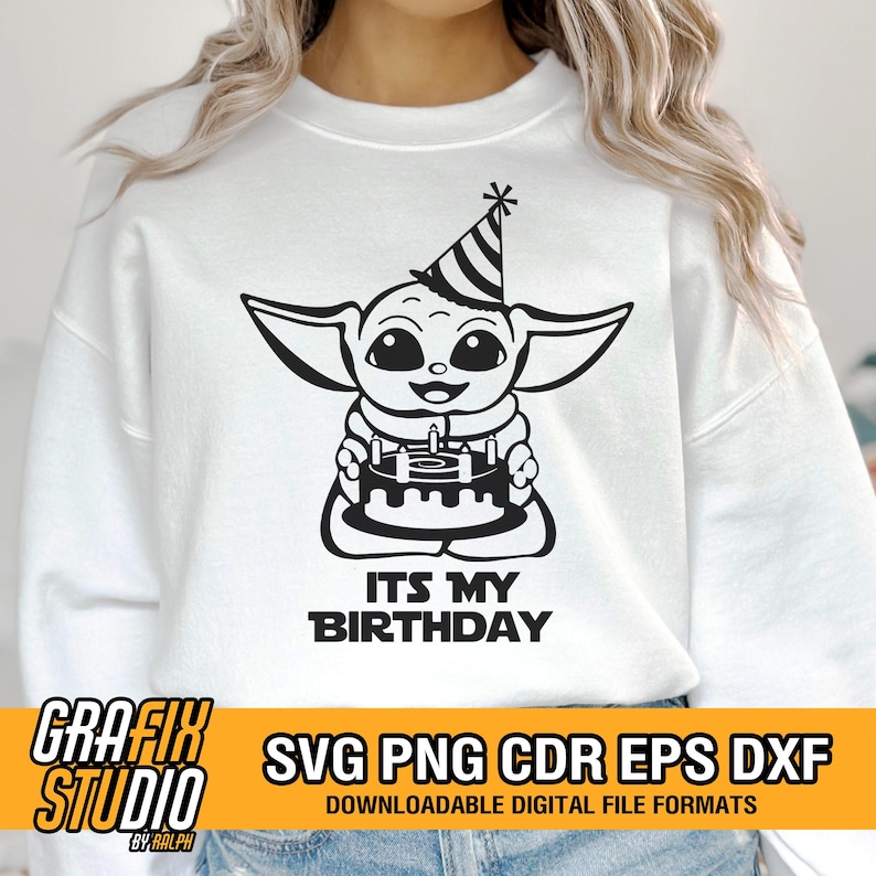 Baby Yoda Svg, Its My Birthday, Baby Yoda Birthday Svg, Yoda Birthday, Mandolorian Svg, Mandalorian,| This is the Way, Star Wars,
Grogu svg, Baby Yoda svg, The Child svg, Kid svg, The Mandalorian svg, Star Wars svg, Grogu Cut File