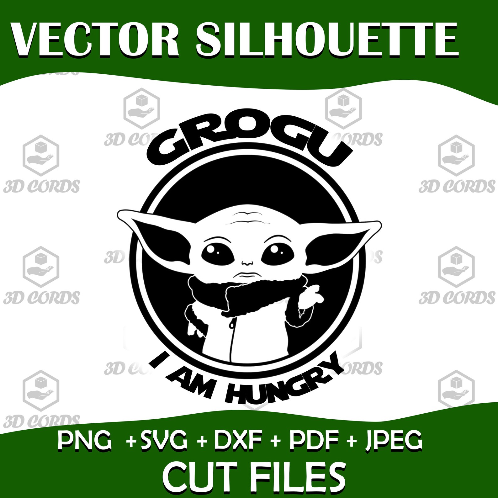 Free Free 174 Baby Yoda Svg Grogu Silhouette SVG PNG EPS DXF File