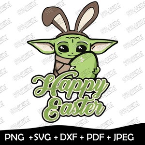 Download Baby Yoda Svg Happy Easter Mandalorian This is the way | Etsy