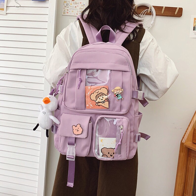 Backpack, big ITA backpack, daily backpack, student backpack, black backpack 