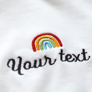 Custom Embroidered Text T Shirt,Custom Logo Shirt,Embroidered Tee, Custom Tee,Personalized Gifts,Mother's Day Gift image 4