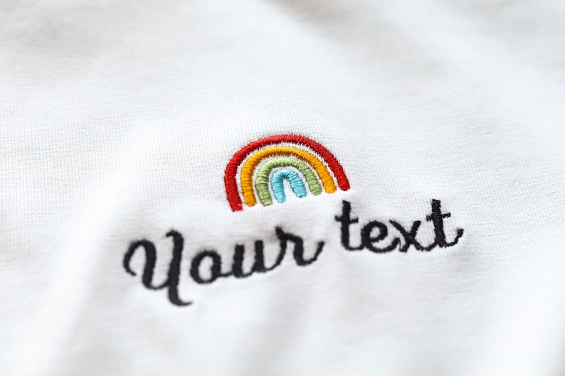 Custom Embroidered Text T Shirt,Custom Logo Shirt,Embroidered Tee, Custom Tee,Personalized Gifts,Mother's Day Gift image 4