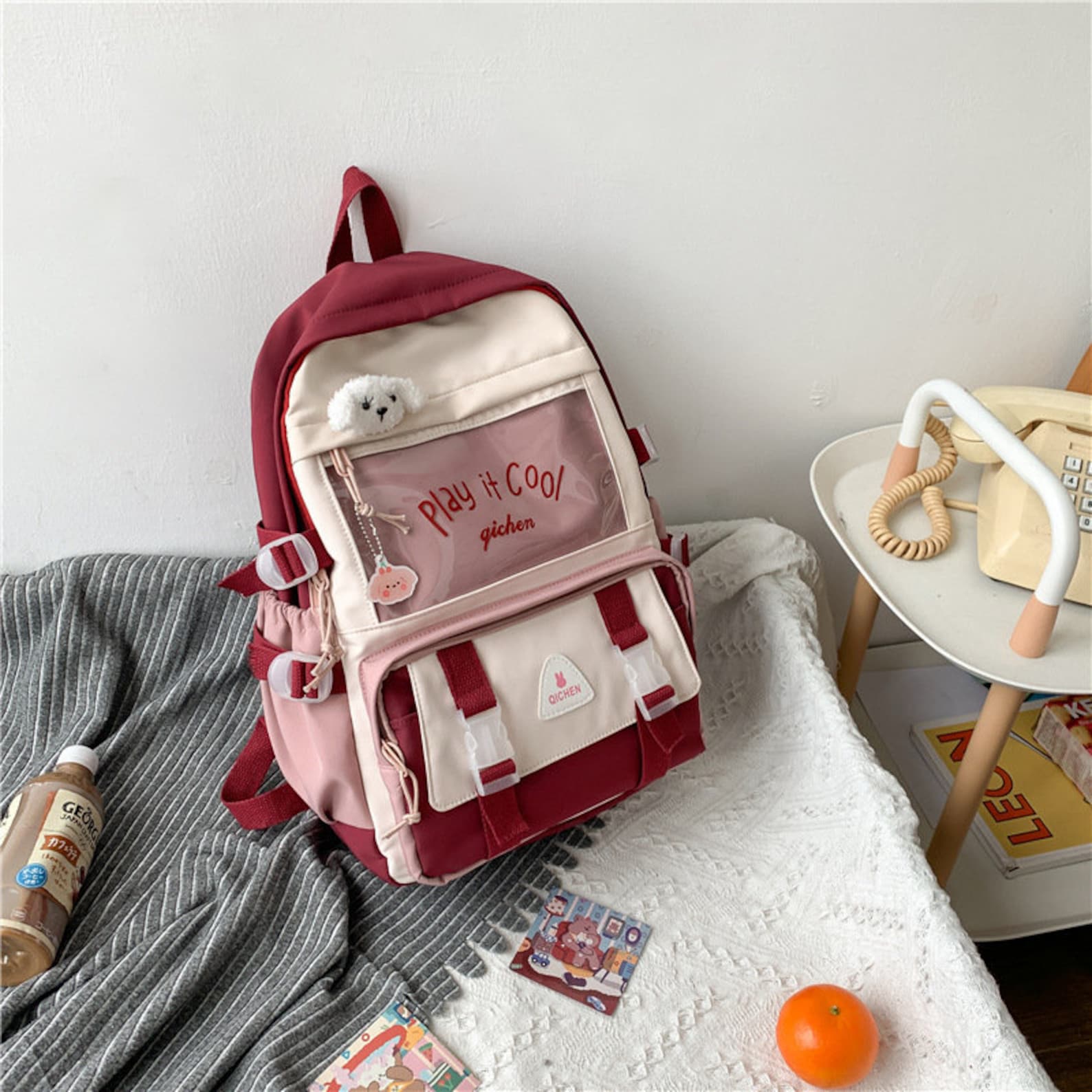 Backpack Big ITA Backpack Daily Backpack Student Backpack Etsy UK