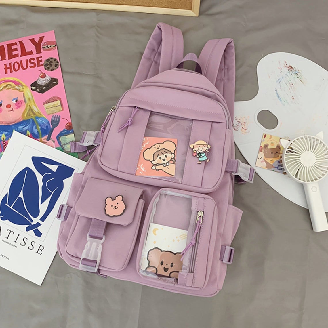 Backpack big ITA backpack daily backpack student backpack Etsy